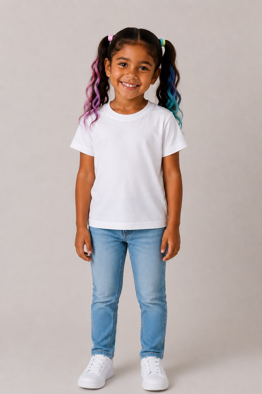 Camiseta Kids Básica Unissex - Branca