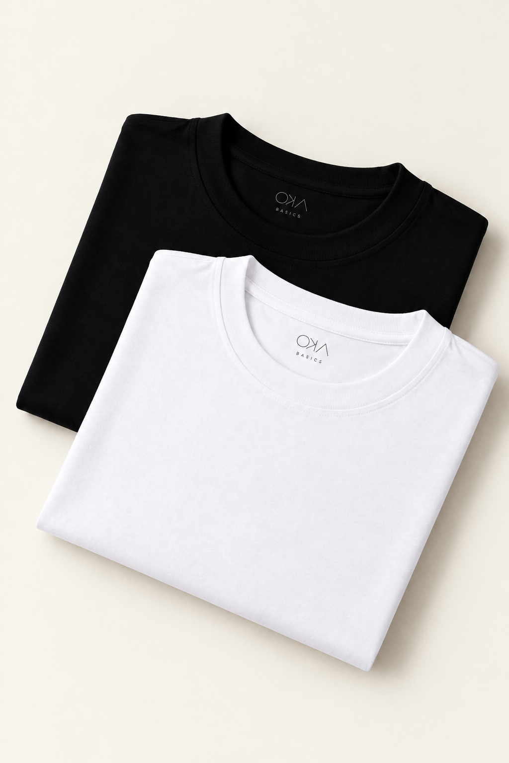 Kit 2 Camisetas Básicas Masculinas Malha Premium Gola Redonda 10% OFF