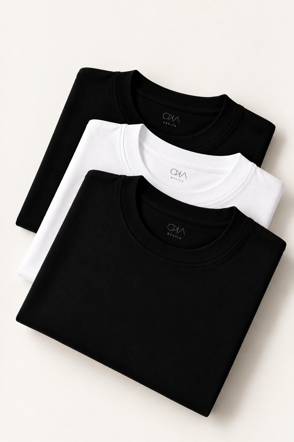 Kit 3 Camisetas Básicas Masculinas Malha Premium Gola Redonda - 15% OFF