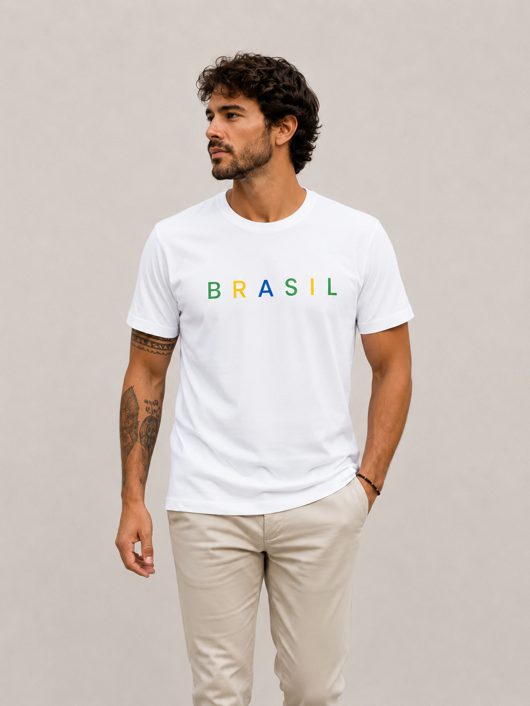 Camiseta Masculina Copa 2026 — Brasil