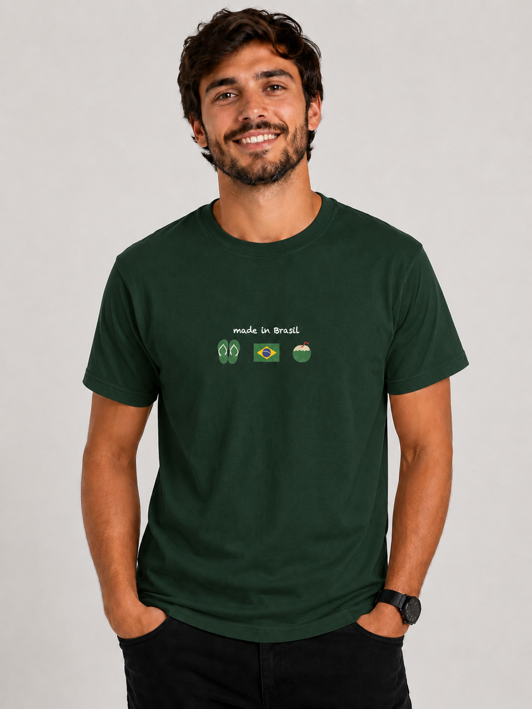 Camiseta Masculina Copa 2026 — 3 Elementos - Centro