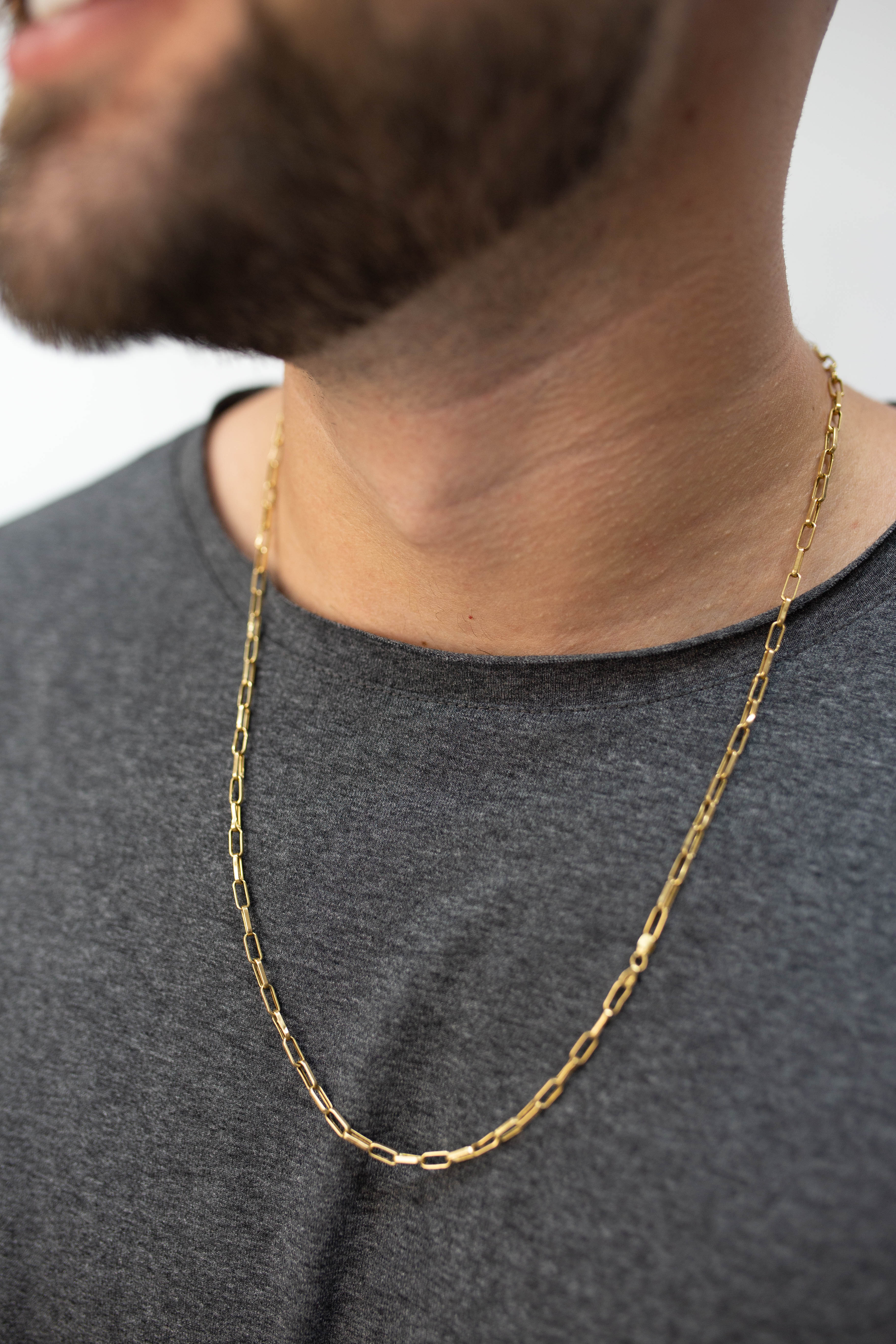 Camiseta Corte a Fio Reta - Preto Mescla