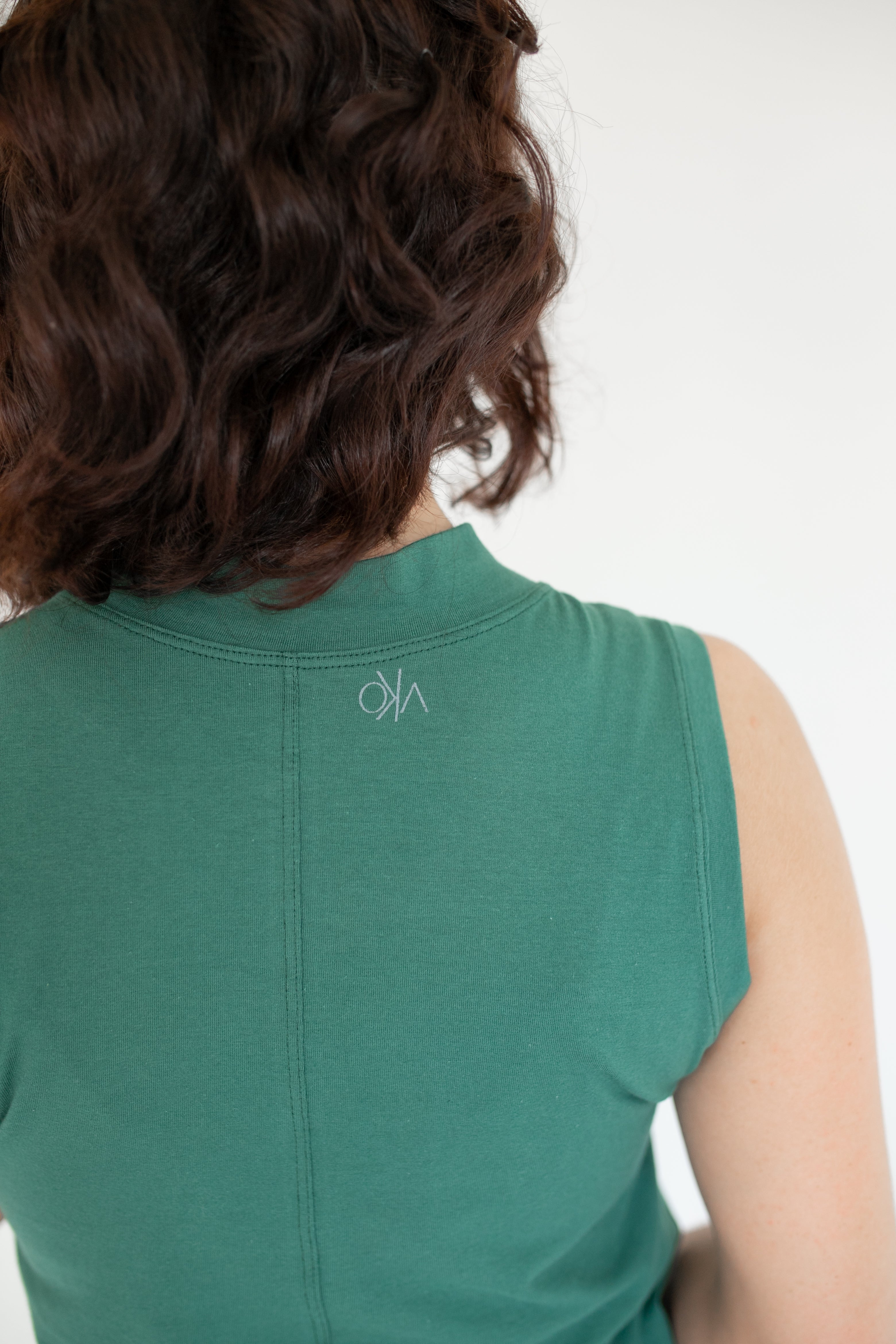 Regata Gola Alta de Cotton Luma - Verde Eden