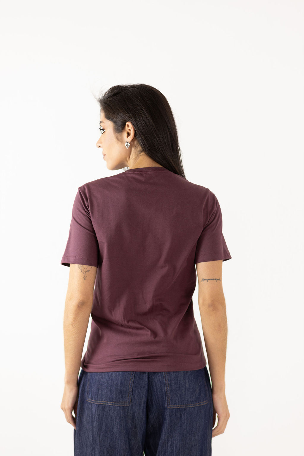 Camiseta Manga Curta Algodão Premium - Malbec