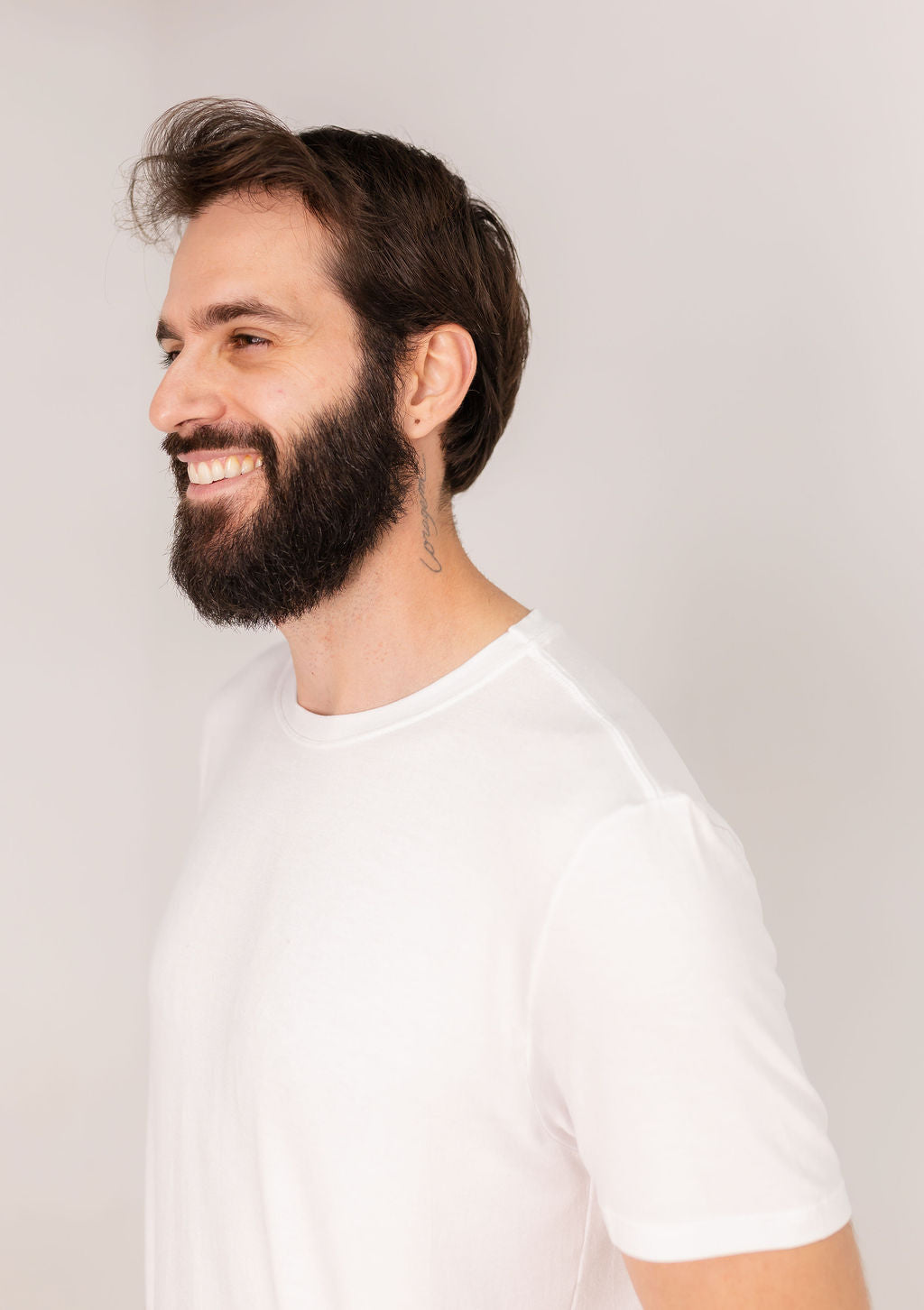 Camiseta Básica Masculina Modal - BRANCO