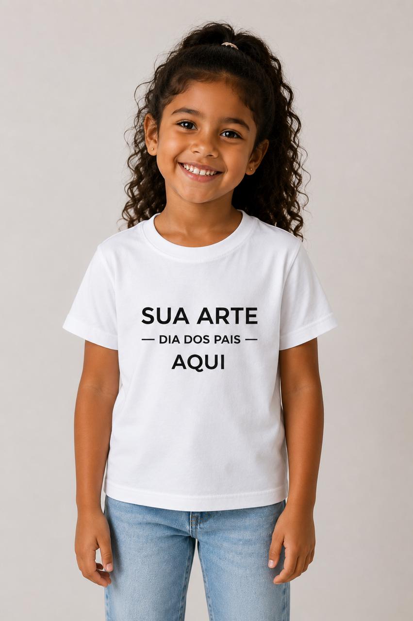 Personalize sua Camiseta Kids Unissex - Branca