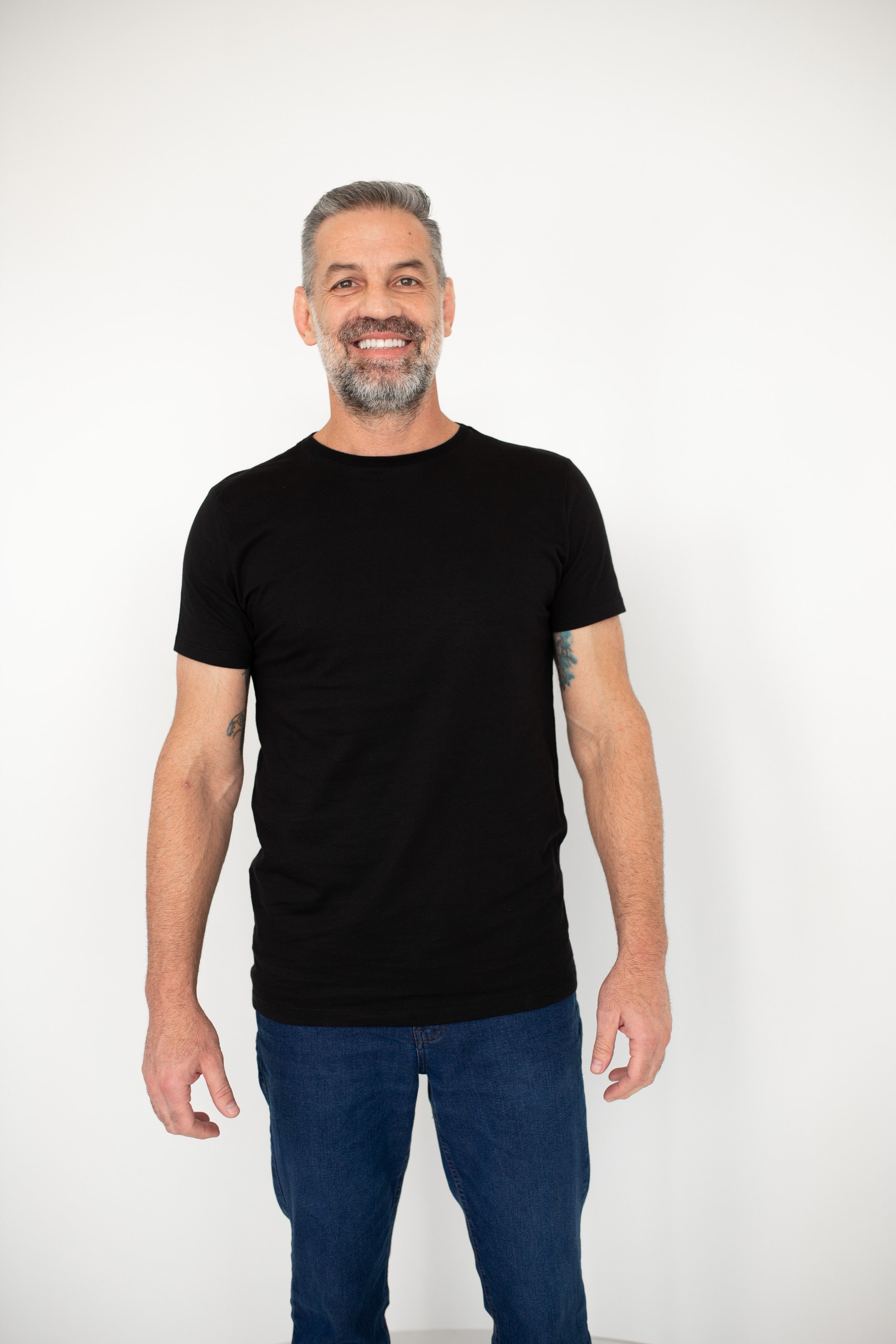 Camiseta Básica Masculina Pima - Preta