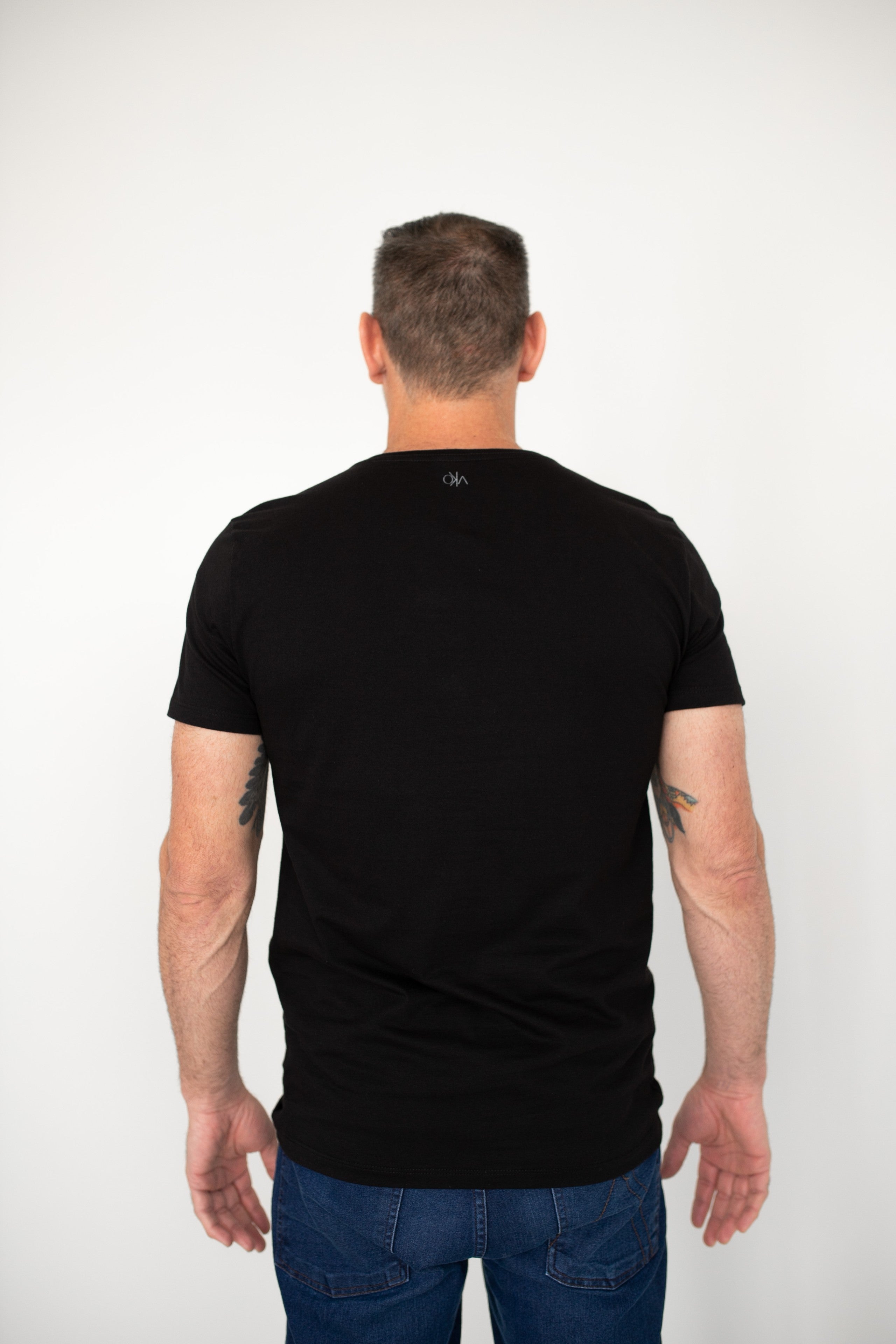 Camiseta Básica Masculina Pima - Preta
