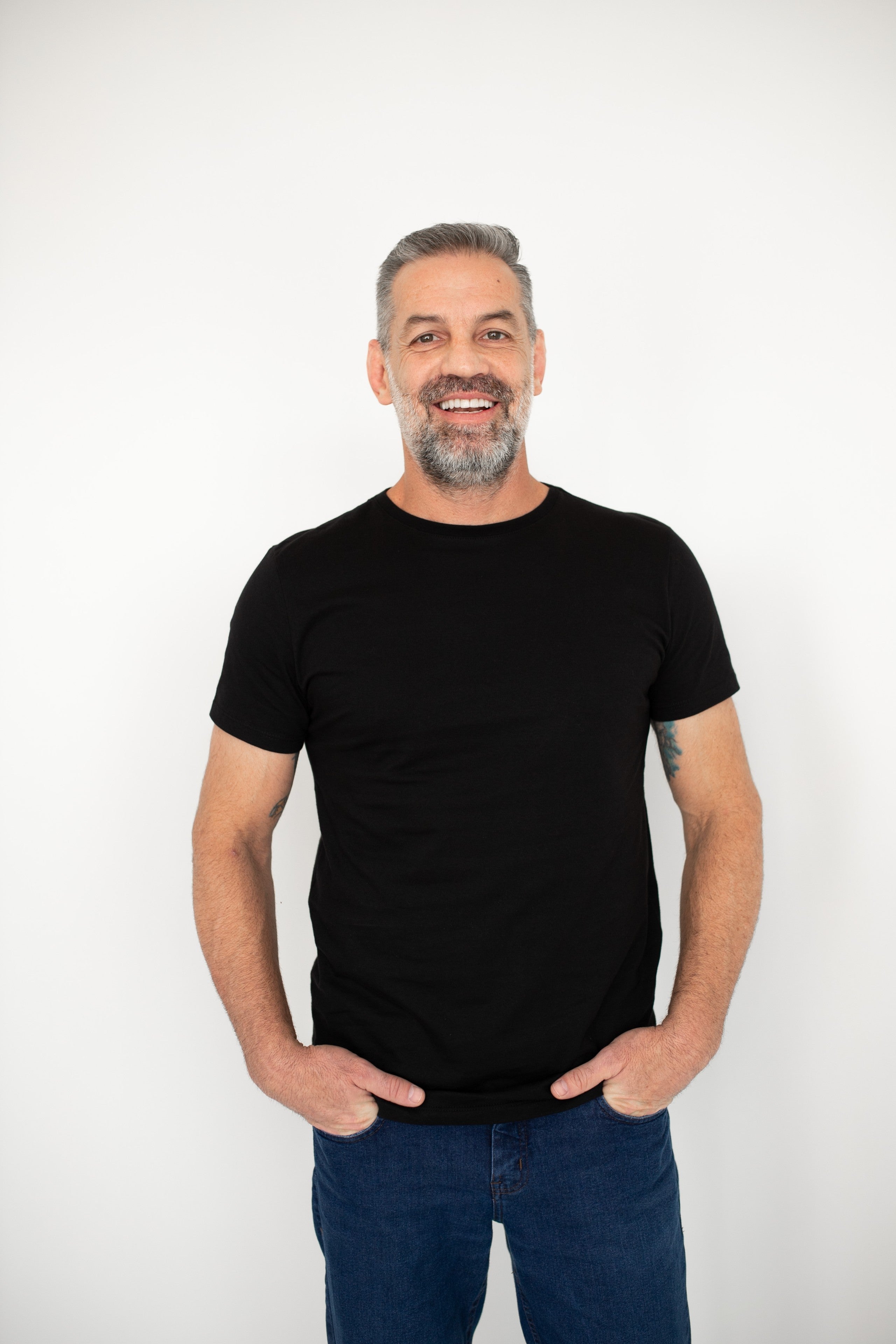 Camiseta Básica Masculina Pima - Preta