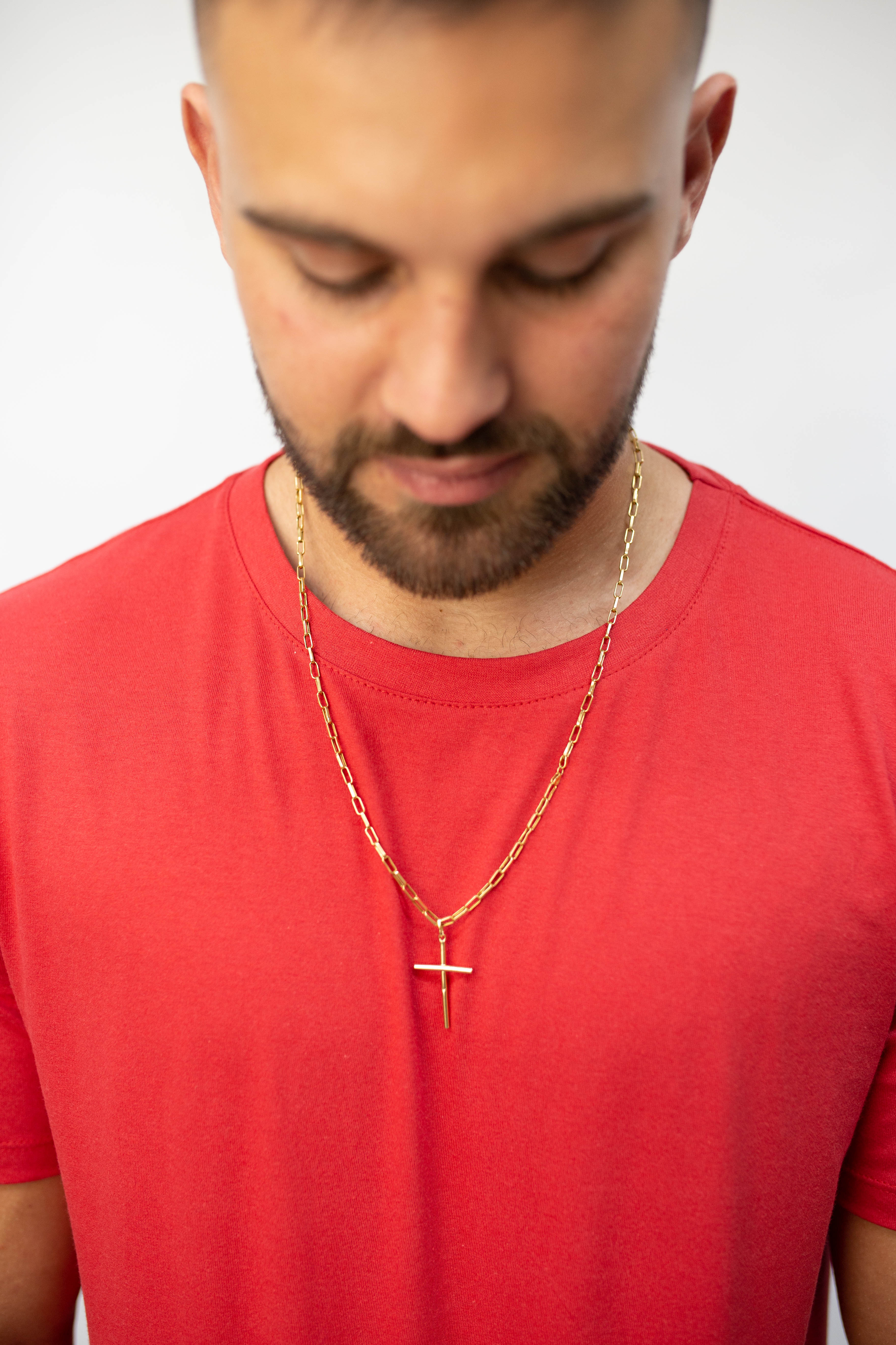 Camiseta Básica Masculina - Vermelho