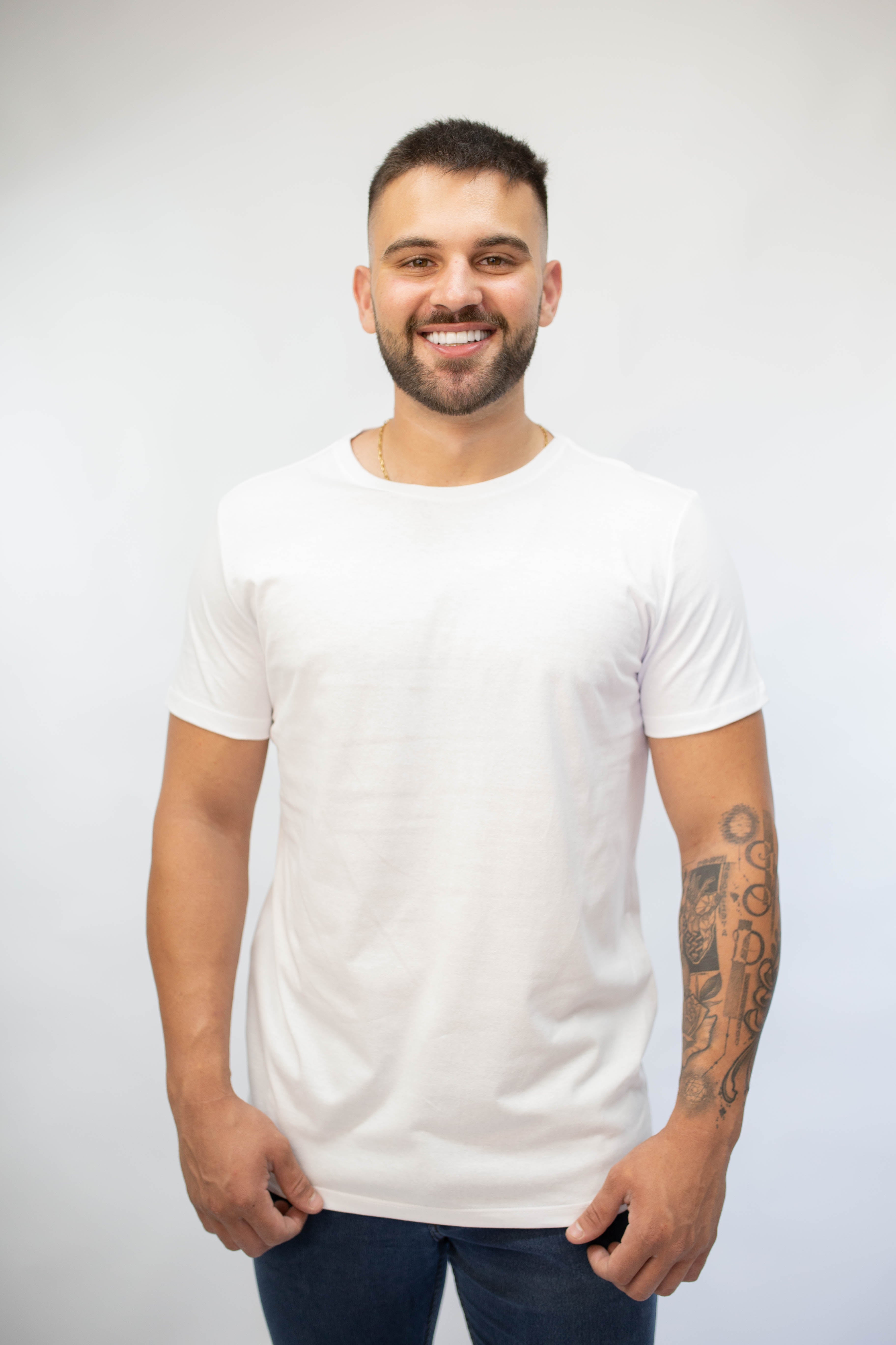 Camiseta Básica Masculina - Branca