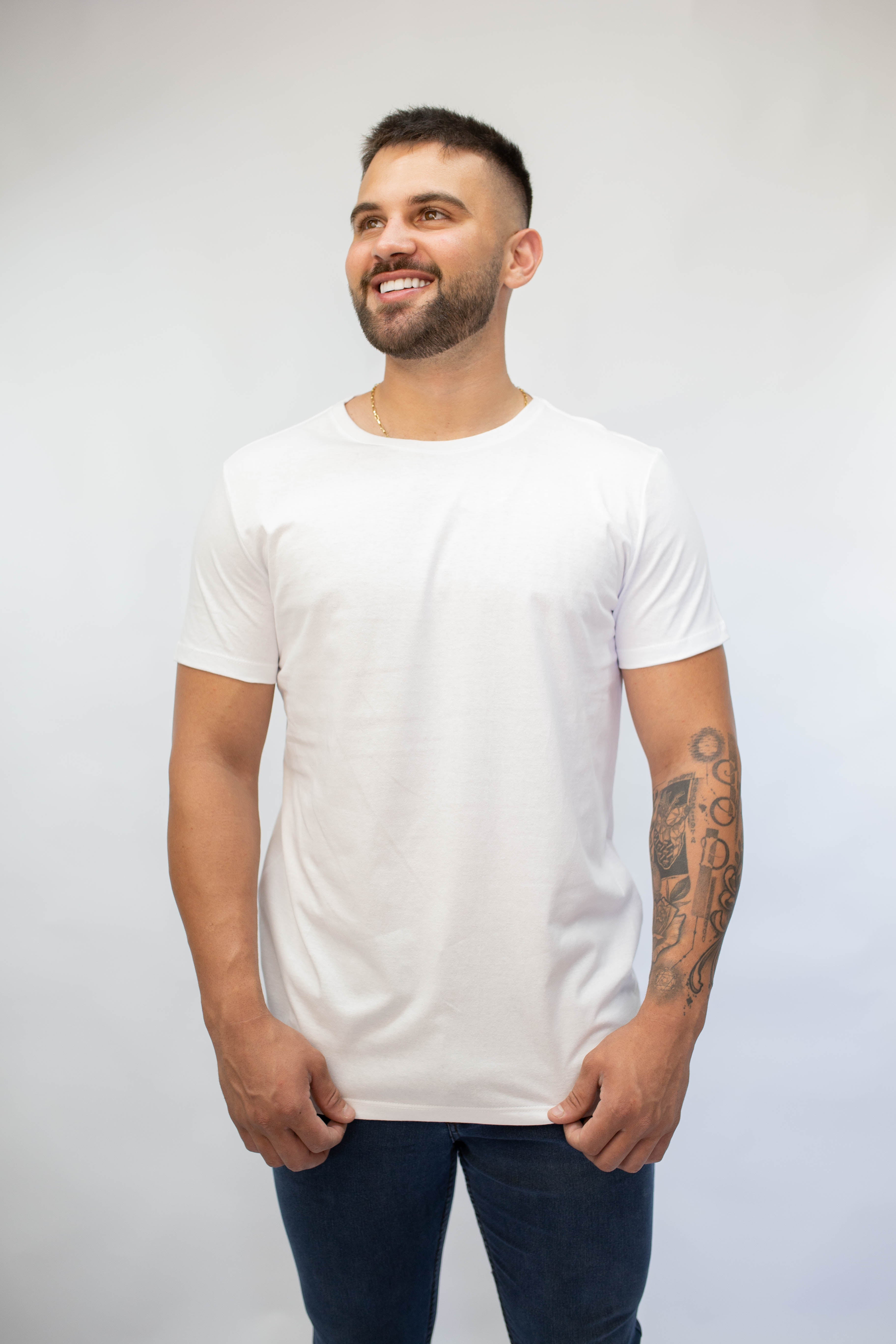 Camiseta Básica Masculina - Branca