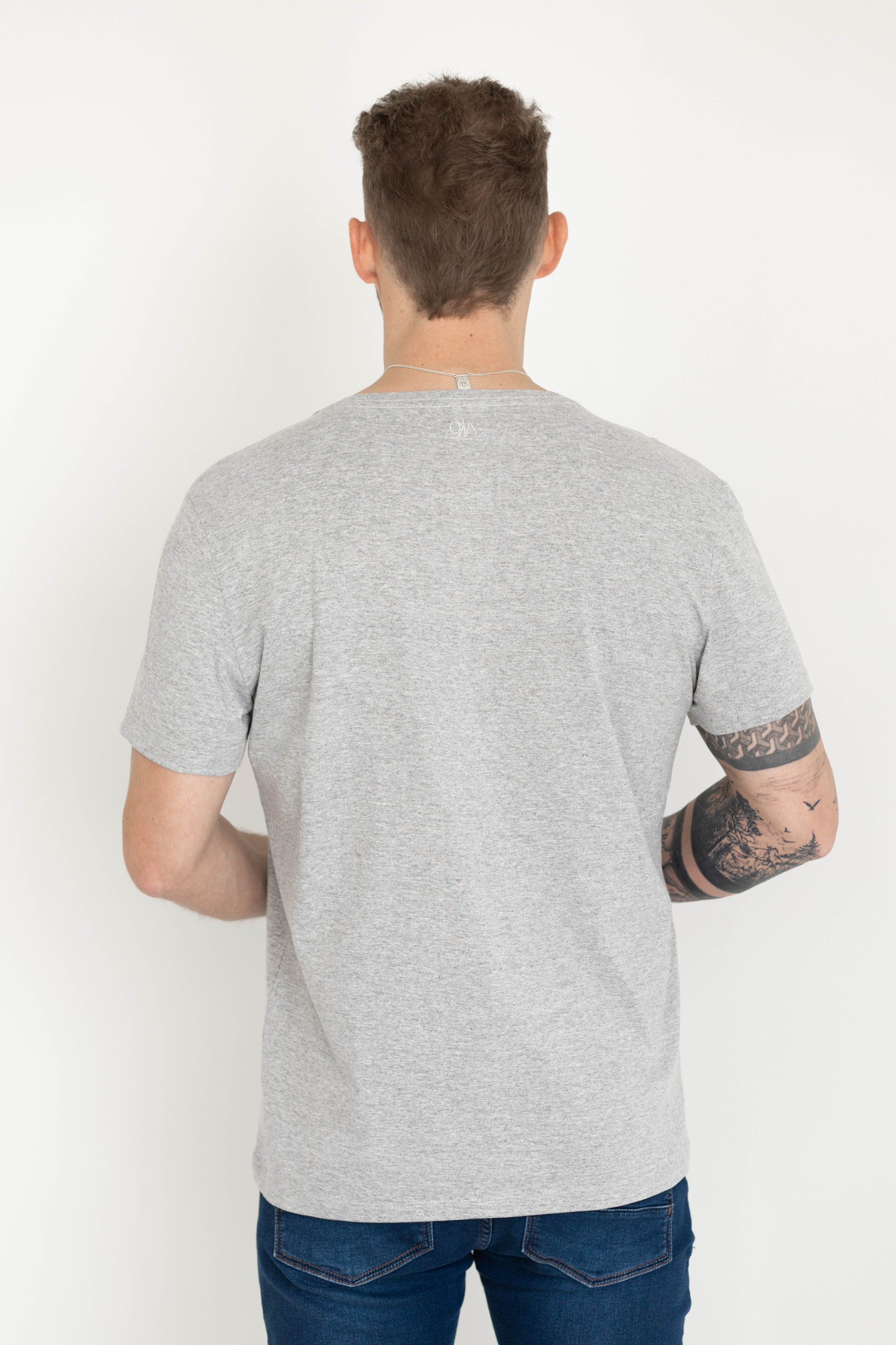 Camiseta Básica Masculina - Mescla