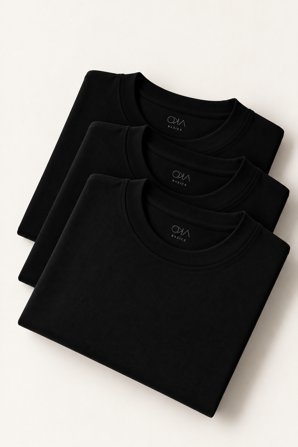 Kit 3 Camisetas Básicas Masculinas Malha Premium Gola Redonda    - 15% OFF