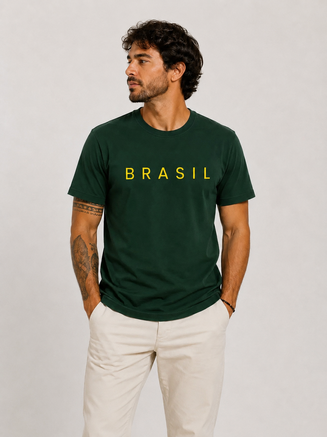 Camiseta Masculina Copa 2026 — Brasil