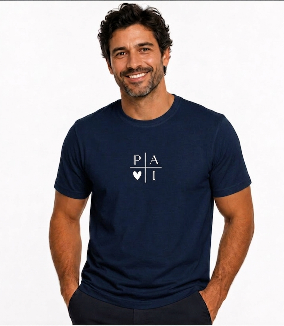 Camiseta PAI Azul Marinho