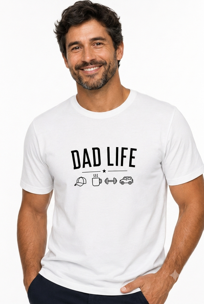 Camiseta DAD LIFE Branca
