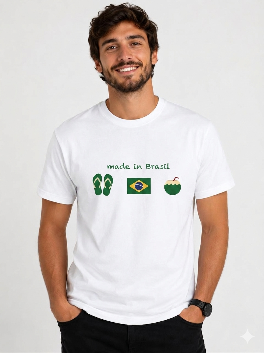Camiseta Masculina Copa 2026 — 3 Elementos - Centro