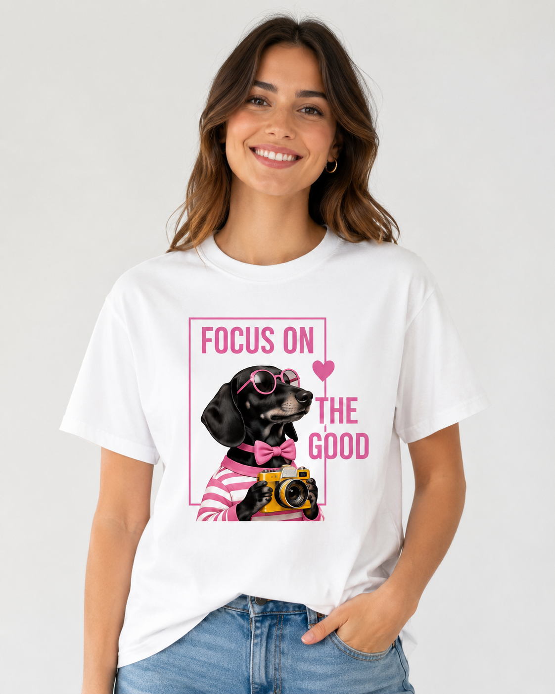 Camiseta Básica Manga Curta Branca The Good