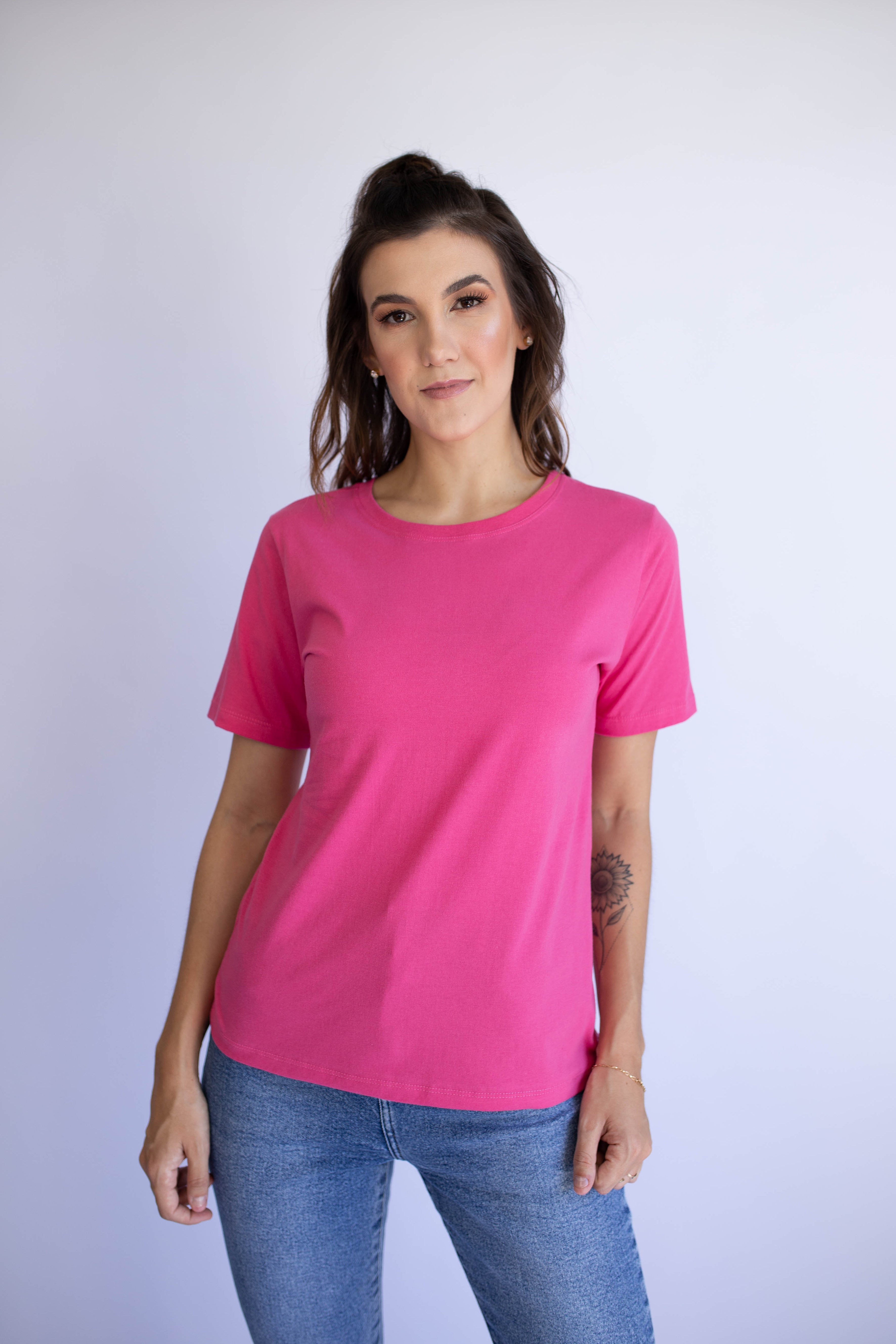 Camiseta hotsell rosa basica